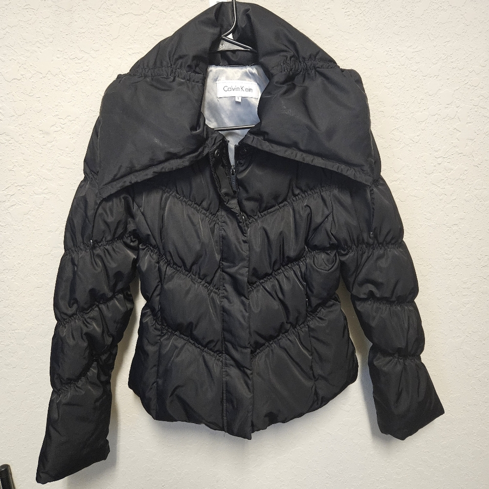 Calvin Klein Women's SM Black Puffer Jacket